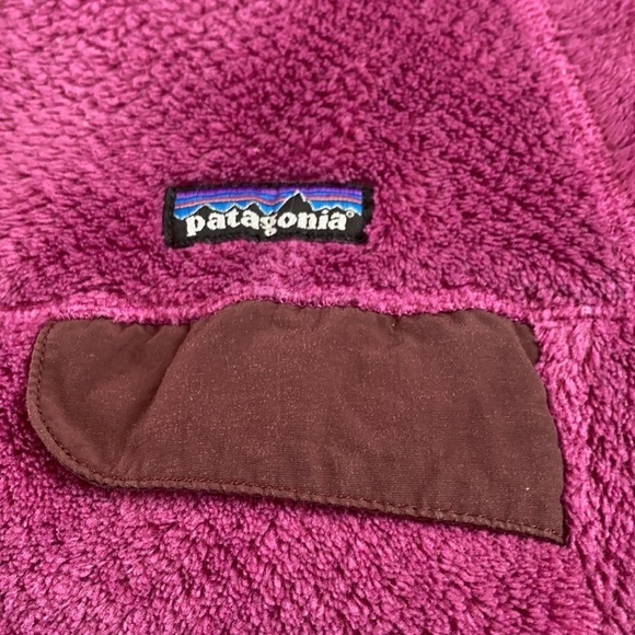 Patagonia T snap pull over purple & brown fleece Gorpcore jacket - Picture 4 of 8